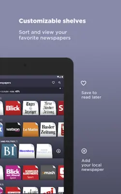 Swiss Newspapers android App screenshot 4